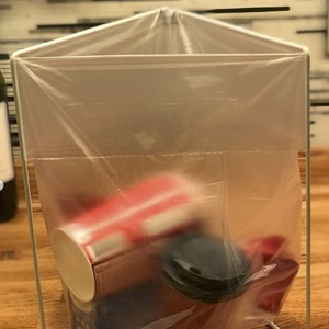 Foldable Stainless Steel Spring Trash Bag Holder White <b>Kitchen</b> Waste <b>Bin</b> Stand Turkey OEM - Product Image 5