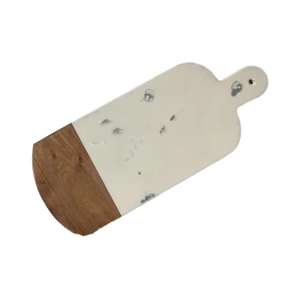 Meilleurs outils de cuisine, planche à découper en bois de qualité alimentaire faite à la main, prix adorable, planche à découper en bois et résine, poignée, planche à fromage en bois - Product Image 1