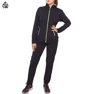 Entrenamiento deportivo y Jogging, venta al por mayor, chándales para mujer, chándal transpirable personalizado, trajes para mujer, 2 piezas, 100% algodón liso - Product Image 5