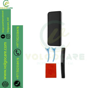 Tijeras de corte de pelo 2024, Kit de tijeras de adelgazamiento de peluquería profesional para el hogar con peine y estuche para hombres - Product Image 4