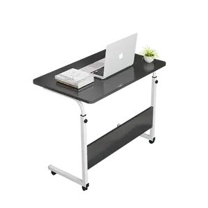 다중 높이 조정 가능한 휴대용 Mdf 나무 가정 사무실 침대 컴퓨터 노트북 무릎 트레이 책상 테이블
