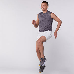 Wholesale 2025 Spandex Polyester Material <b>Men</b> New Design High Quality <b>Men</b> Gym Fitness <b>Shorts</b> in Solid Color - Product Image 4