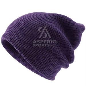 Qualité supérieure Dernière conception Bonnets Casquettes Vente en gros 100% Laine & Coton Bonnets personnalisés Casquettes - Product Image 4