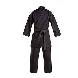 Uniforme de Karate negro de 8oz personalizado de alta calidad al por mayor/Karate Gi negro personalizado/Traje de Karate negro personalizado - Product Image 5