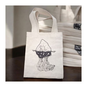 Sac fourre-tout en coton écologique avec logo personnalisé Nouveau fourre-tout réutilisable en toile simple Prix de gros indien Acheter maintenant! - Product Image 5