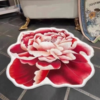 Tapis en velours de cristal imprimé animalier, extra épais, antidérapant, pour hôtel de luxe, maison, chambre à coucher