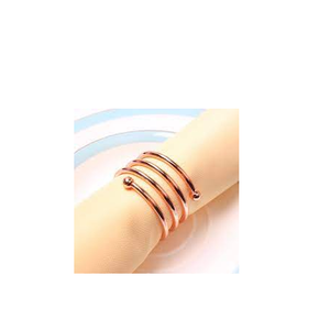 Servilletero dorado de estilo servilletero soporte de anillo y utensilios de cocina y restaurantes de tamaño personalizado - Product Image 2