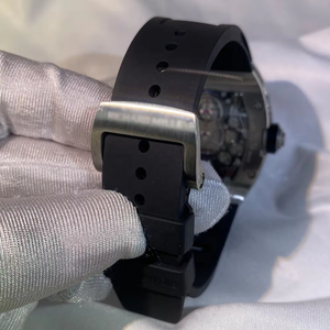 Hip Hop Style Mens Iced Out <b>Watch</b> with Moissanite Diamonds VVS Clarity Stainless Steel Case <b>White</b> Gold Band Analog Dial Glass - Product Image 5