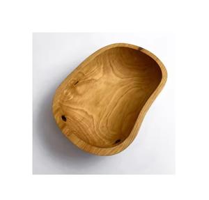 Grand bol à salade en bois d'acacia de haute qualité ustensiles de cuisine ronds personnalisés pour les fruits ensemble de conception rustique décor de cuisine - Product Image 1