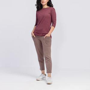 T-shirts personnalisés en coton respirant et écologique à séchage rapide pour femmes, vente en gros, nouveau design 2025, meilleure vente, votre propre marque - Product Image 3