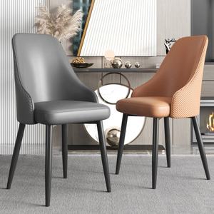 Silla de comedor nórdica de lujo de cuero dorado de Metal barato interior al por mayor muebles para el hogar moderno restaurante comedor sillas de comedor - Product Image 5