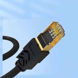 สายอีเธอร์เน็ต Cat8 10Gbps ความถี่ 2000MHz สายแพทช์เน็ตเวิร์คแบบมีฉนวนป้องกันสำหรับการตรวจสอบความปลอดภัย - Product Image 3