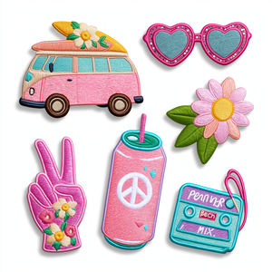 Custom <b>Iron</b> <b>on</b> Woven Patch ,brand logo Badge Applique Clothes Patch - Product Image 2