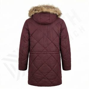 Veste parka à capuche pour homme, vêtements d'extérieur, manteau d'hiver chaud, grande taille, polaire en coton rembourré, de haute qualité, isolé thermiquement, pour la neige - Product Image 1