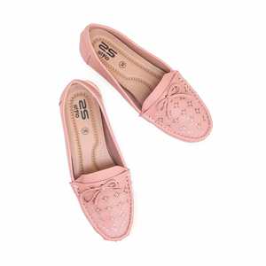 Chaussures Mocassin Rose WN4402 - Product Image 1