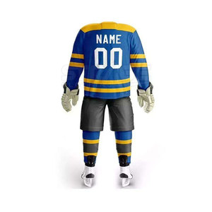 Uniforme de hockey sur glace en polyester léger et écologique, respirant et confortable, options personnalisables, service OEM de haute qualité pour - Product Image 3