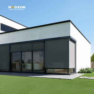 Persiana con cremallera de esquina motorizada de 90 ° <span class=keywords><strong>para</strong></span> <span class=keywords><strong>exteriores</strong></span>, impermeable, a prueba de viento, cortina eléctrica con cremallera <span class=keywords><strong>para</strong></span> Patio y balcón - Product Image 3