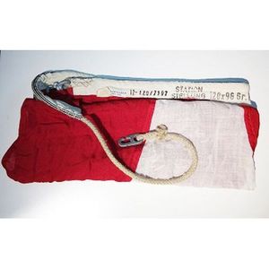 ธงสัญญาณทางทะเล ขนาด 96x120 ซม. สีแดงขาว รูปสามเหลี่ยม ธงสื่อสาร - Product Image 2