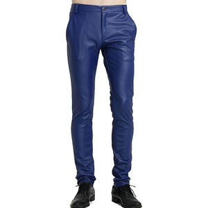 ¡Novedad de 2024! Pantalones de cuero de cintura alta para hombre con el mejor precio, calidad, chaqueta de cuero OEM, superventas, último diseño - Product Image 6