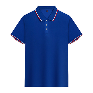 Camiseta de manga corta de calidad premium para hombre, camisetas de polo, poliéster 100%, contraste de color, logotipo personalizado, Polo para hombre - Product Image 5