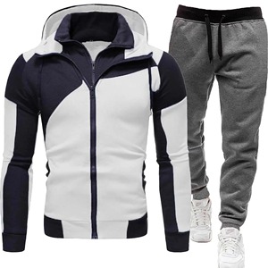 2024 hommes décontracté chaud à capuche ensemble luxe sweat + pantalon survêtement mâle vêtements de plein air haut pantalon de survêtement costume Streetwear course - Product Image 1