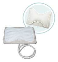 Coussin de massage vibrant multifonctionnel AKEE 12V/24V pour siège de voiture, contrôlé par application, avec soutien du cou et du dos, garantie 1 an