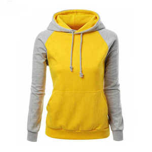 Sudadera Informal con Capucha para Mujer, Tejida, de Manga Larga, 100% Algodón, Nueva Llegada - Product Image 4
