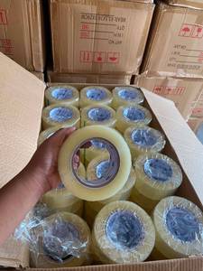 Acrylic Adhesive Single Sided Clear BOPP Pressure Sensitive Waterproof Strong Tack Industrial Grade Export <b>Box</b> Warehouse <b>Tape</b> - Product Image 6