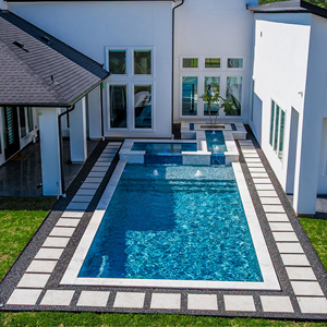 Ngoài Trời Sang Trọng Lớn Acrylic Loại Biển Thiết Bị Hồ Bơi Biểu Tượng Tùy Chỉnh Biệt Thự Khu Nghỉ Mát Sợi Thủy Tinh Hồ Bơi - Product Image 1