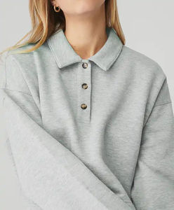 New Fashionable High Demand Women's Anti-Wrinkle Fleece <b>Hoodie</b> Breathable <b>Gym</b> Zip with Front Pocket Drawstring Winter Exercise - Product Image 4