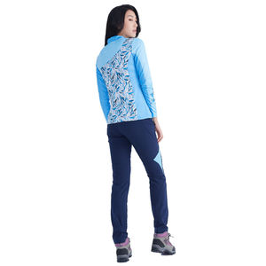 Haut de performance pour femme, décontracté, léger, à séchage rapide, respirant, avec fermeture éclair, protection UPF 50+, idéal pour la randonnée et les activités estivales et automnales en extérieur - Product Image 4