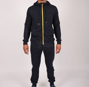 Chándal de alta calidad para hombre, Gimnasio Deportivo, traje para correr de 2 piezas, sudaderas con capucha, pantalones, ropa deportiva transpirable, conjunto con cremallera - Product Image 2