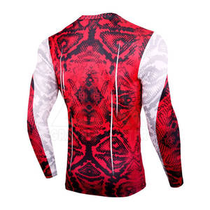 Polyester Spandex Made <b>MMA</b> <b>Rash</b> <b>Guard</b> OEM Long Sleeve Customized Wholesale <b>MMA</b> <b>Rash</b> <b>Guards</b> - Product Image 2