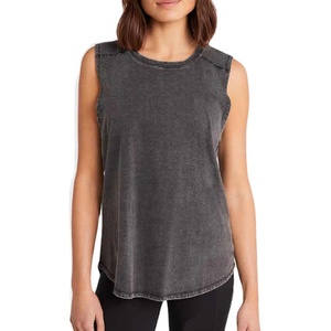 Débardeur pour femme en tissu respirant et à séchage rapide, en polyester personnalisé, vente en gros - Product Image 1