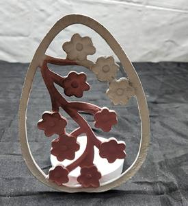 Bougeoirs chauffe-plat en aluminium blanc uni pour la décoration de Noël à la maison - Product Image 4