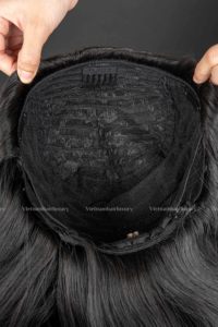 วิกผมเวียดนามแบบลอนครึ่งหัว สีธรรมชาติ ทำจากผมแท้ - Product Image 3