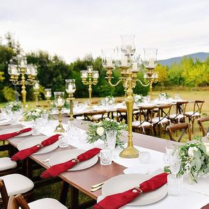 Perle Or Rond De Serviette De Forme Ronde Rond De Serviette Décor De Table Élégant Pour Les Mariages Et Les Vacances De Noël Pour Des Occasions Spéciales - Product Image 4