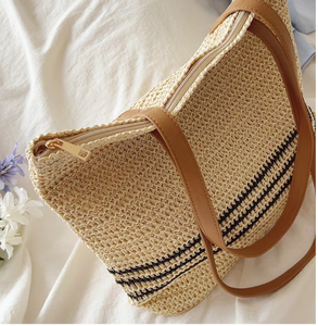 Sacs à main en paille faits main de haute qualité pour femmes, sacs de plage vintage en crochet et macramé, directement du fournisseur indien - Product Image 2