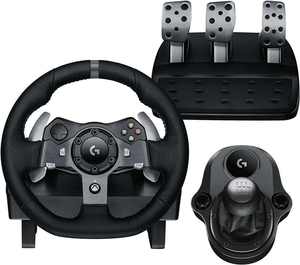 Nuevo en Stock: Volante de Carreras Logitech G920 Driving Force Original, Plástico Industrial OEM, 1 Año de Garantía - Product Image 1
