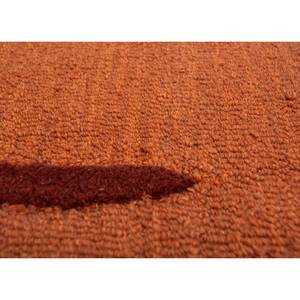 Tapis Rectangulaire en Laine et Viscose Tufté à la Main, Bruit Blanc, Abstrait Bohème pour la Maison et le Couloir, Rouge Orange - Tapis Jaipur Modèle US - Product Image 3