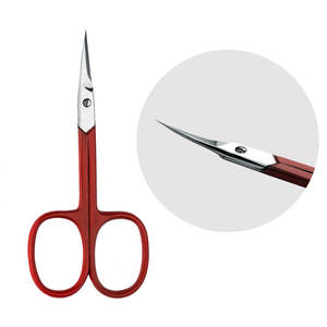 Ciseaux à ongles à lame pointue Outils à cuticules de haute qualité Ciseaux à ongles et à cuticules populaires durables Grandes poignées à boucle colorées - Product Image 4