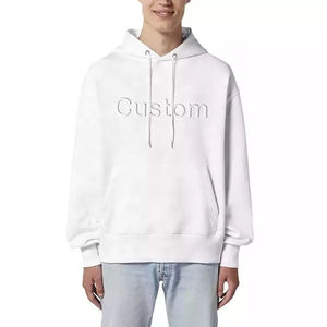 Sudadera con Capucha Personalizada al por Mayor con Logotipo 3D en Relieve, Colores Personalizados, Sudadera Unisex para Mujer - Product Image 1