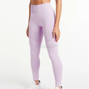 Leggings pour femmes sur mesure en gros, de haute qualité, unis, mi-hauteur, écologiques, respirants, à séchage rapide, en élasthanne/polyester, professionnels - Product Image 1