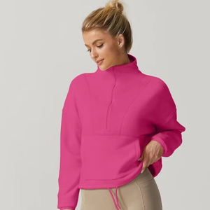 Sudadera con Capucha de Forro Polar Personalizada Vintage para Mujer, Sudadera de Invierno, Ecológica, Transpirable, de Secado Rápido, 2 Piezas - Product Image 1