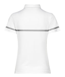 เสื้อยืดสปอร์ตผู้หญิง โลโก้ ผ้าสแปนเด็กซ์-คอตตอนผสม ยืดได้ 4 ทิศทาง ระบายอากาศ แห้งเร็ว เป็นมิตรกับสิ่งแวดล้อม น้ำหนักเบา สำหรับฤดูร้อน - Product Image 2