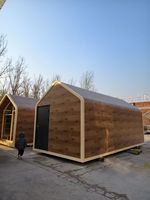 Kit de maison à ossature métallique certifié CE, norme européenne, luxe, 2 chambres, maison préfabriquée, toit en pente, espace commercial modulaire