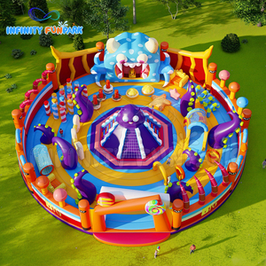 Personalizzato gigante all'aperto gonfiabile fornitore di <span class=keywords><strong>parco</strong></span> divertimenti corsa ad ostacoli One-Stop gonfiabile grande <span class=keywords><strong>parco</strong></span> <span class=keywords><strong>giochi</strong></span> di rimbalzo - Product Image 5