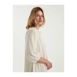 ชุดเดรสทรงโอเวอร์ไซส์แบบจับจีบ-ตุรกี - Product Image 4