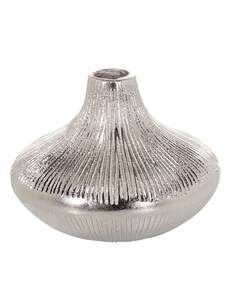 Vase en métal artisanal de style côtier - Accessoire décoratif tendance pour la décoration intérieure moderne de la maison et du bureau - Product Image 6