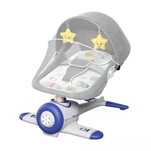 2024 Portable Electric Baby Rocking Chair Multifunctional Baby Cradle Rocking And Soothing Chair For Babies